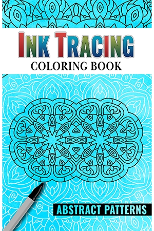 Ink Tracing Coloring Book - Abstract Patterns