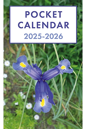 Pocket Calendar 2025-2026 for Purse – Flower v4
