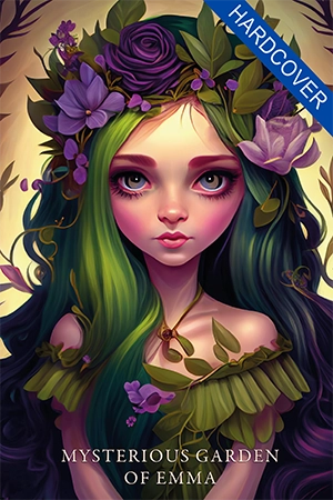 Mysterious Garden of Emma - Hardcover 6x9-inch Notebook