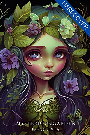 Mysterious Garden of Olivia - Hardcover 6x9-inch Notebook